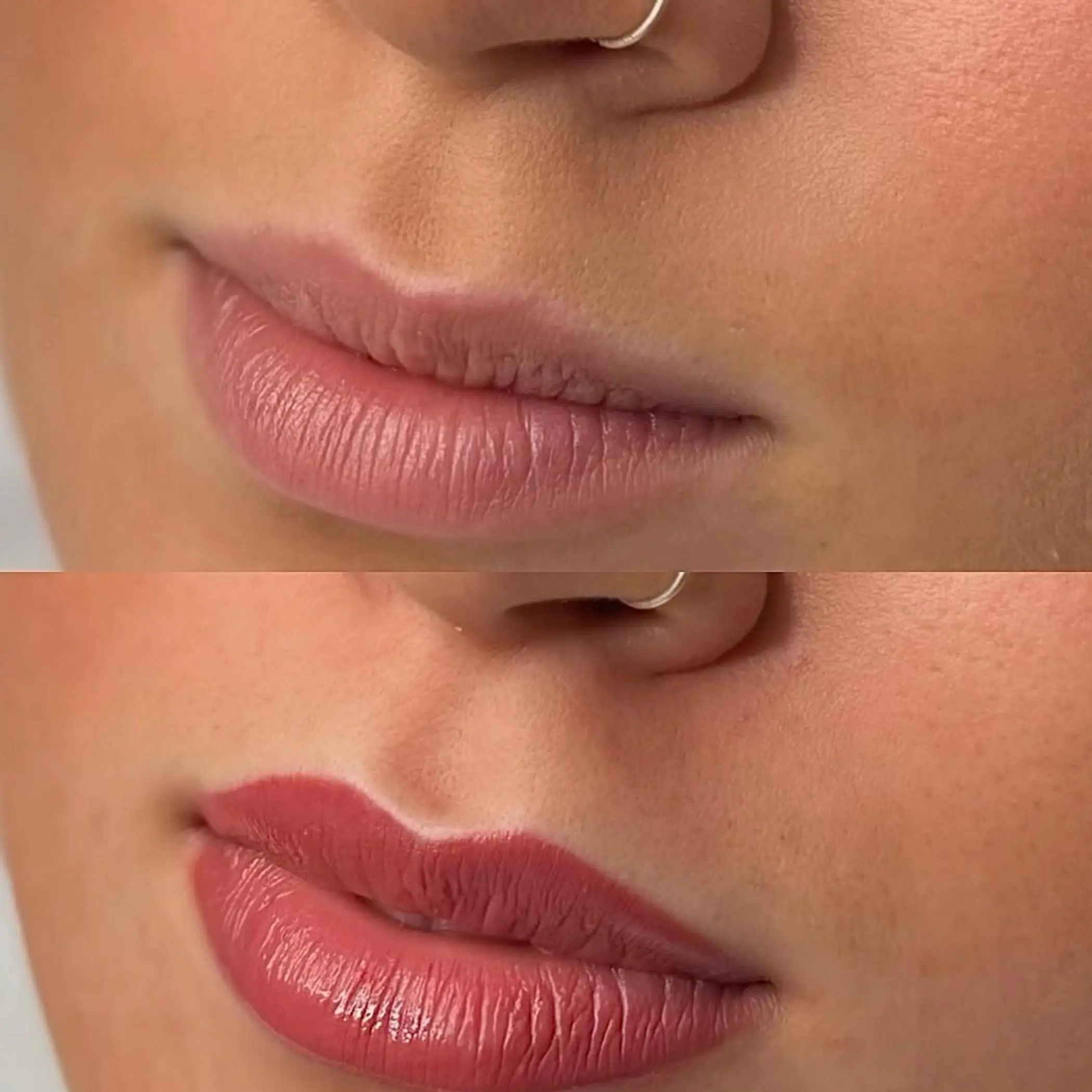 close up powder brow pigment details