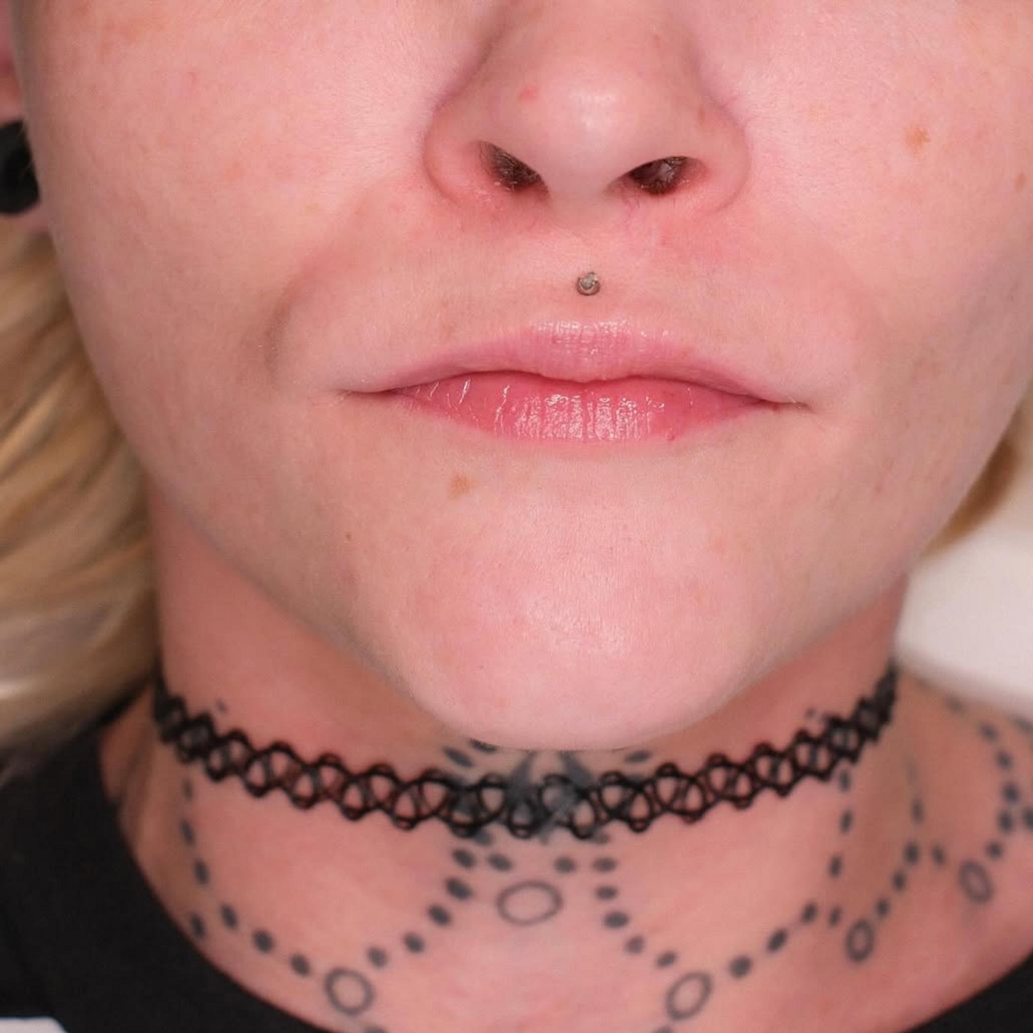 day by day lip tattoo healing stages
