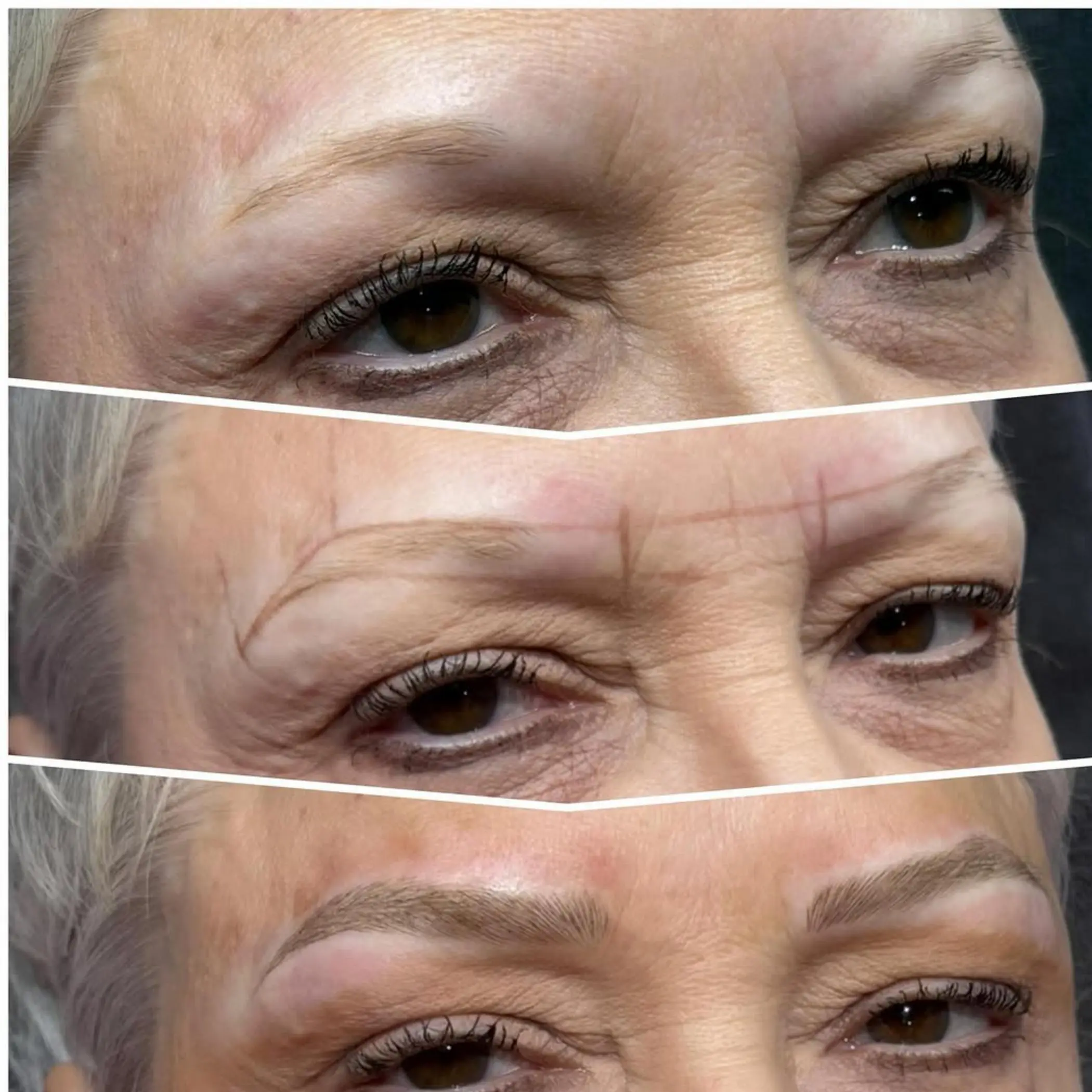 microblading pigment palette with tools
