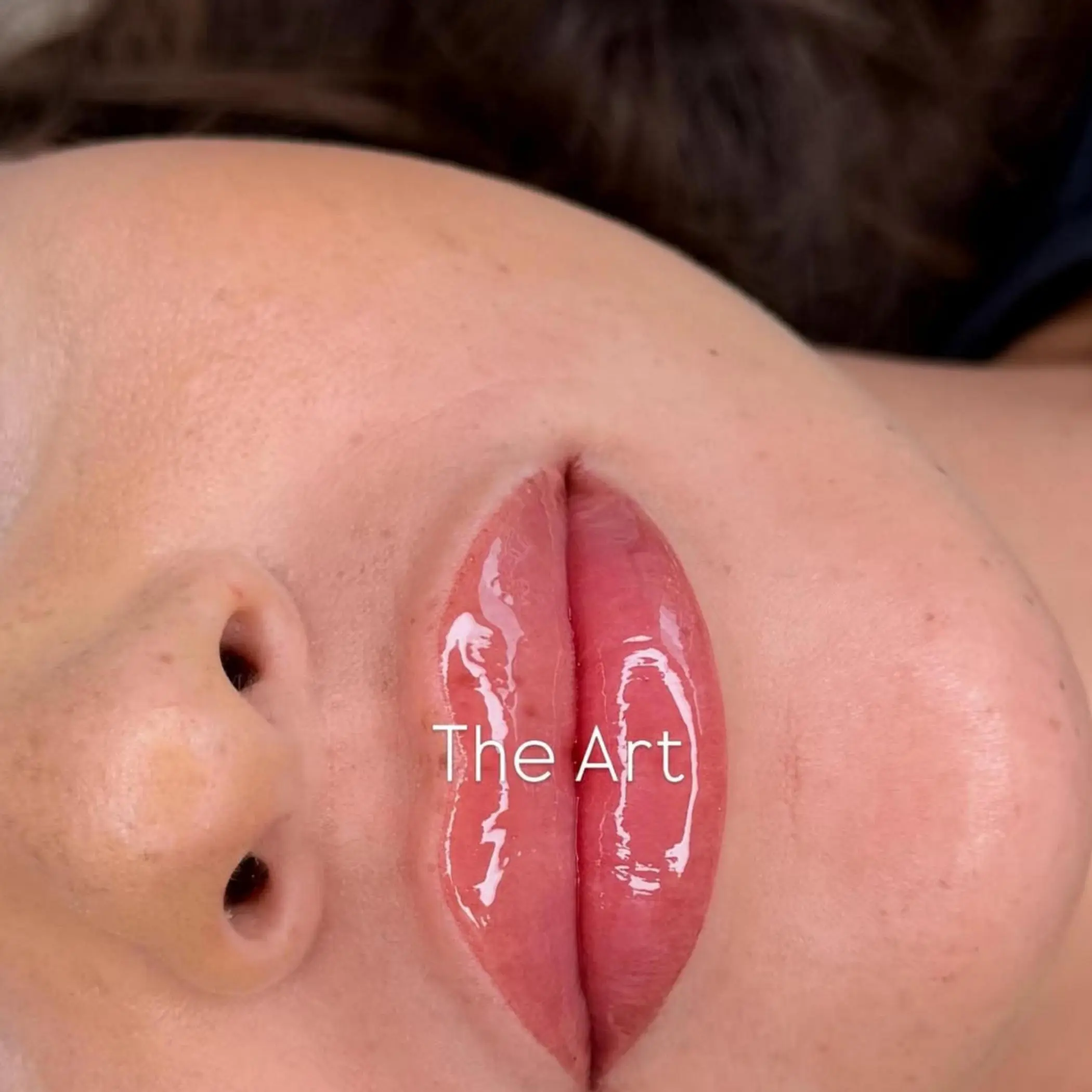paramedical lip tattoo procedure step