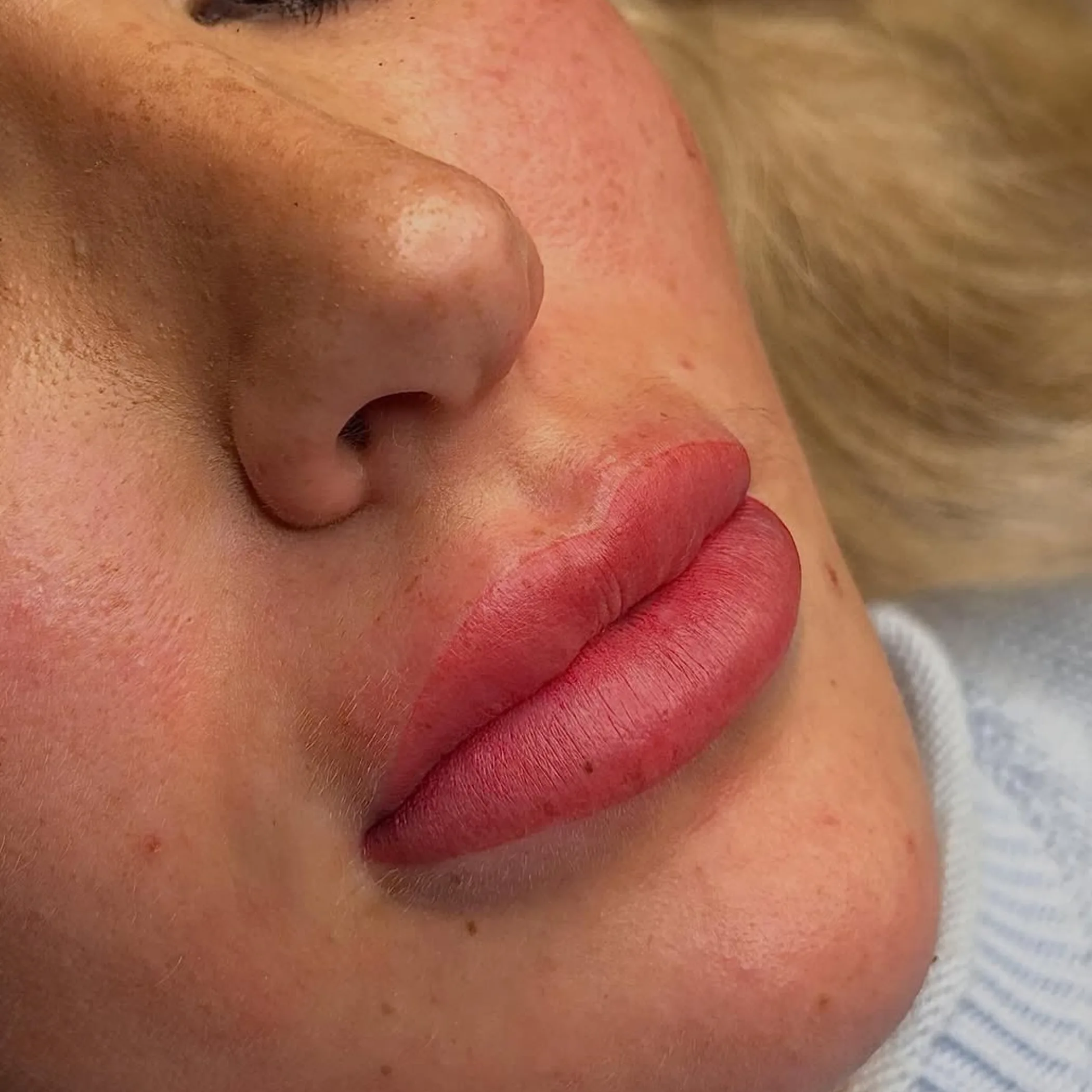 before and after lip neutralisation results