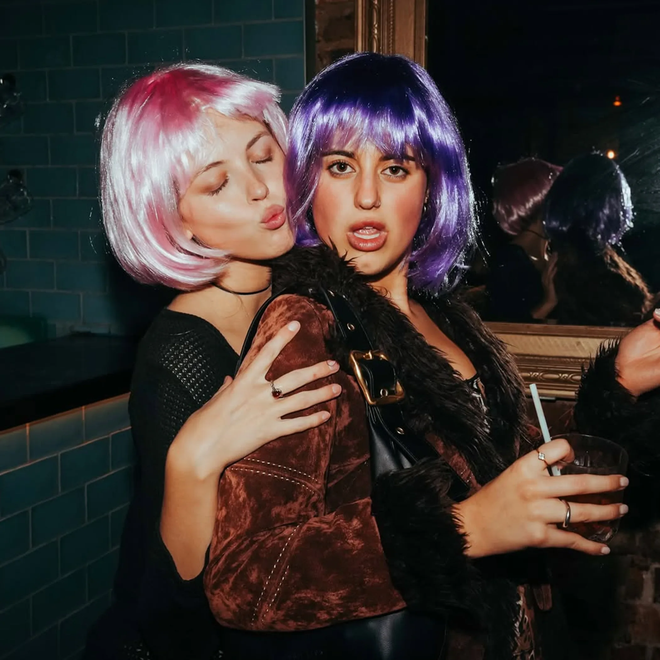 club scene with dancing